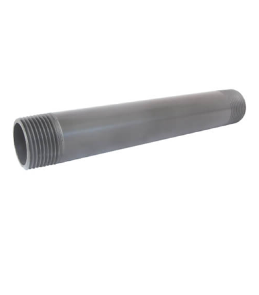 PVC Rohrnippel 1/2" AG/AG 500 mm 50 cm, Langnippel 1/2"